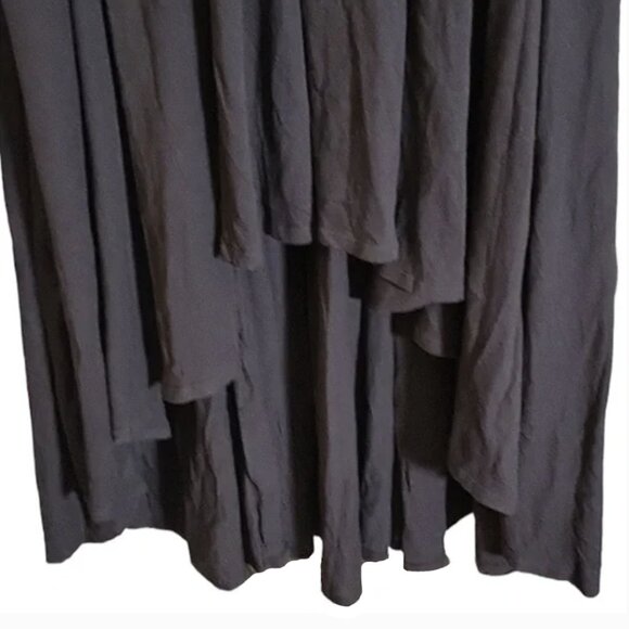 FREE PEOPLE MADELYN HIGH-LOW EMPIRE WAIST DRESS - BLACK - Picture 4 of 5